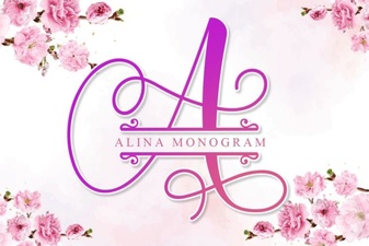 Alina Monogram Font: Elegant Letters for Creative Designs