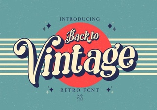 Back to Vintage Font: Classic Typography for Modern Design