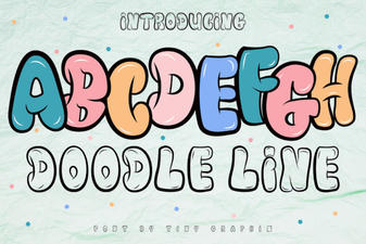 Creative Doodle Line Font Ideas for Playful Design Projects