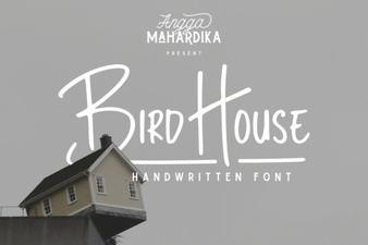 Bird House Font: Whimsical Typography for Creative Projects