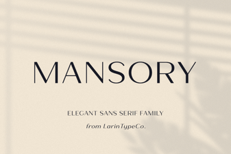 Mansory Font – Free Sans Serif Typeface Download