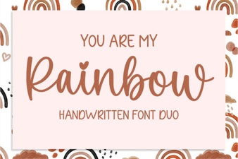 Rainbow Font for Creative Projects