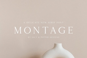 Montage Serif Font – Elegant Typeface for Classic Designs